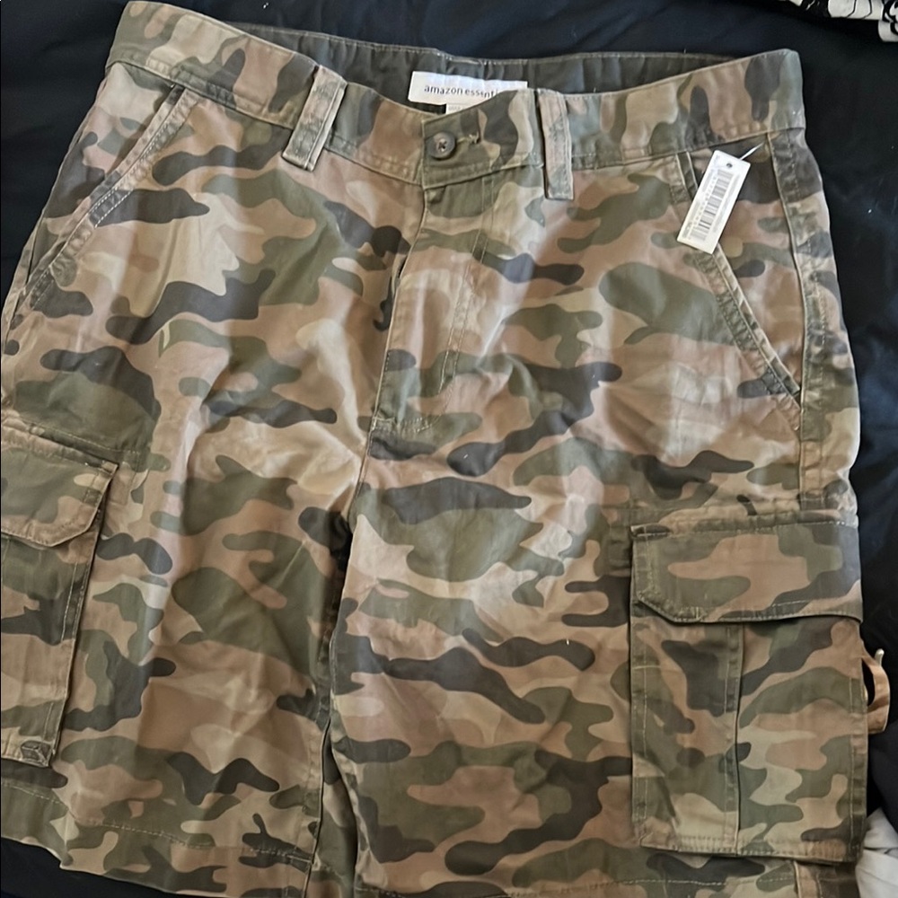Camouflage Cargo Shorts